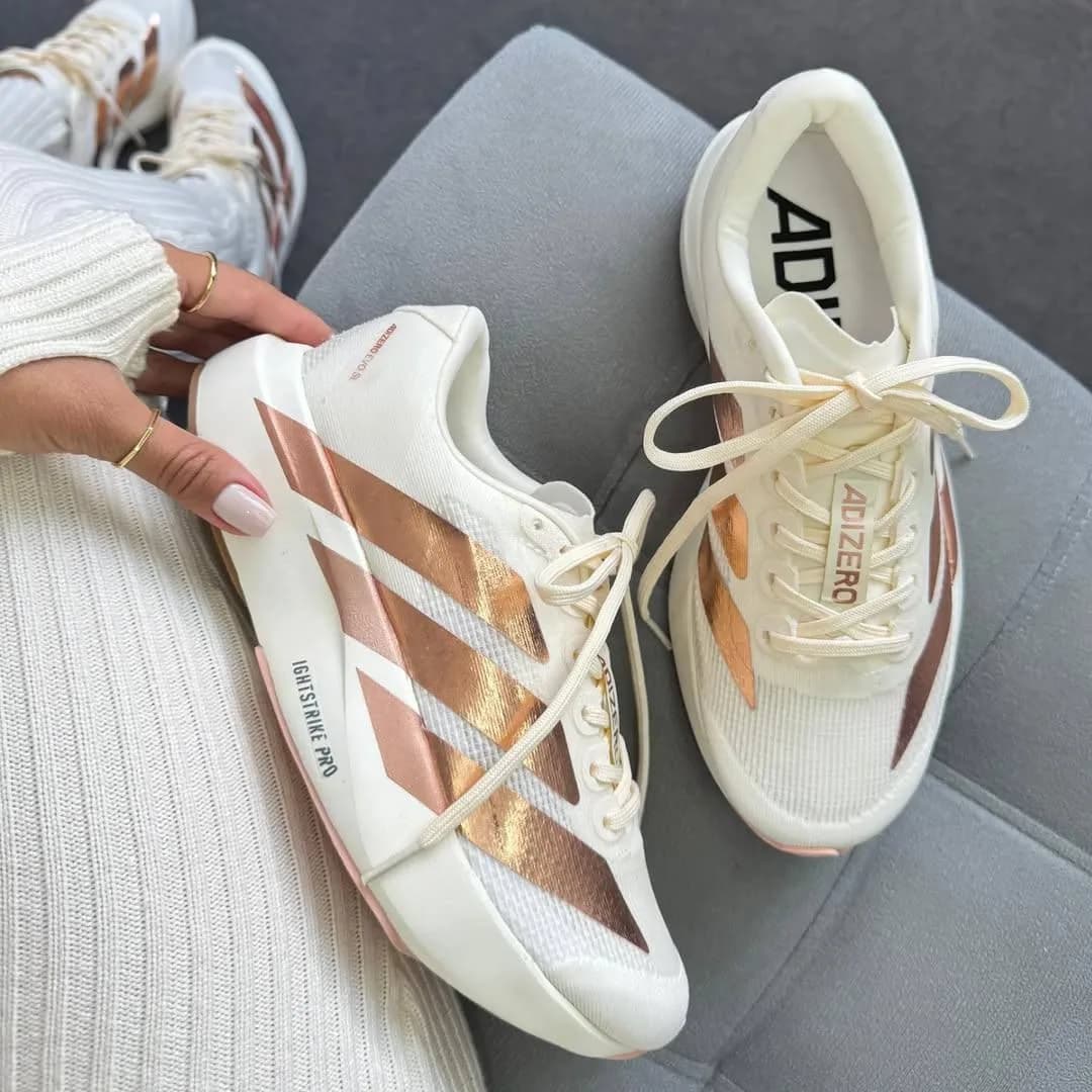 Adidas Adizero EVO SL Metallic Copper Blush Pink