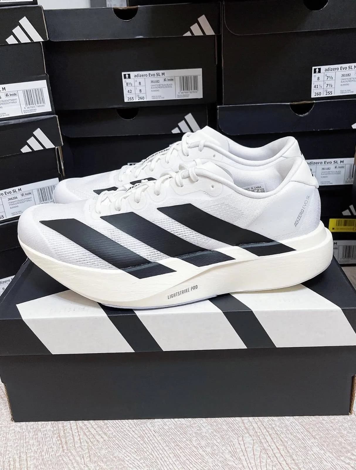 Adidas Adizero EVO SL White Black