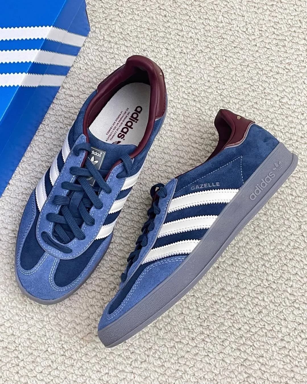 Adidas Gazelle Indoor Navy Burgundy